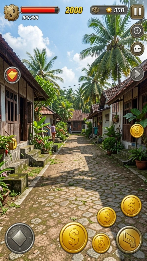 2739 - Tangkapan layar menampilkan aksi seru di dalam permainan.