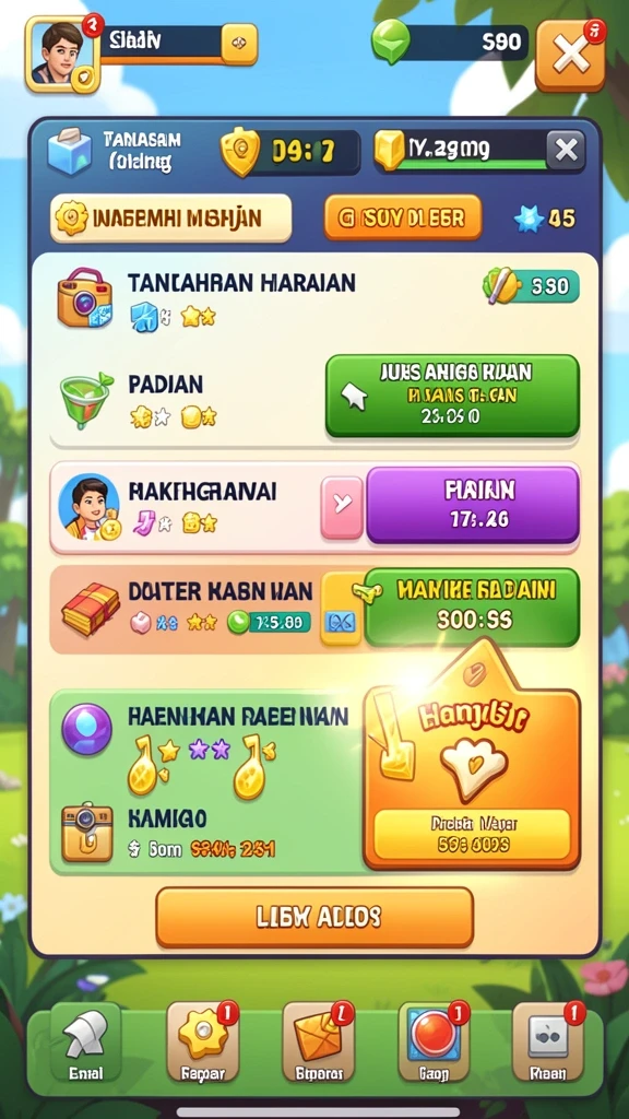 fatcai99 - Tampilan antarmuka yang mudah dinavigasi.
