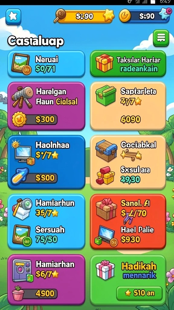 hartaspin - Desain user interface yang ramah pengguna.