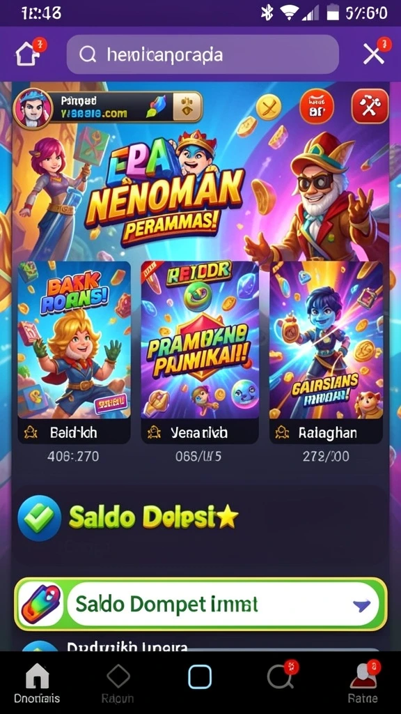 hokibonus - Screenshot ini menunjukkan berbagai pilihan permainan yang tersedia di HOKIBONUS.